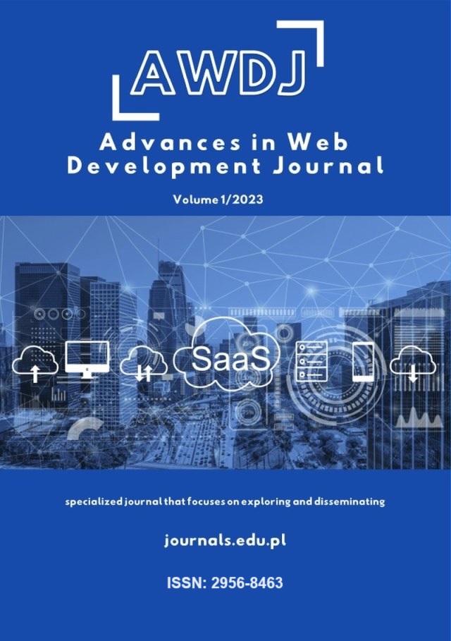 					View Vol. 1 No. 1 (2023): Issue 1 of Advances in Web Development Journal 
				